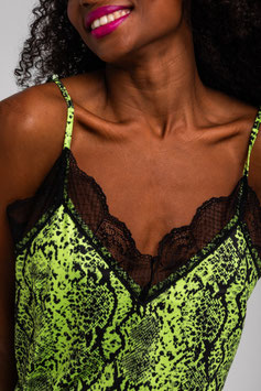 BLUSA LENCERA SERPIENTE ANIMAL PRINT LIMA "SNAKE"      REF. SS260703