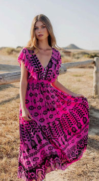 VESTIDO LARGO BORNEO PINK        REF. L350