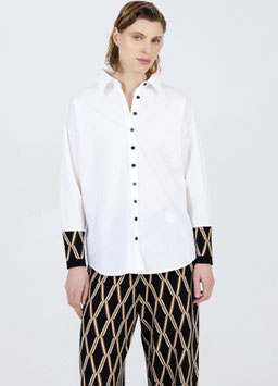 CAMISA POPELIN JACQUARD     REF.  S70B01WHT