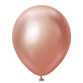 Ballons 30cm Miroir Rose Gold