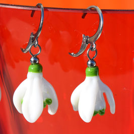 Ohrringe Schneeglöckchen