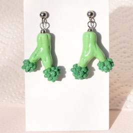 Ohrstecker Broccoli