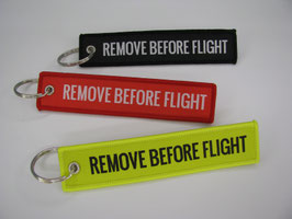 Label REMOVE BEFORE FLIGHT