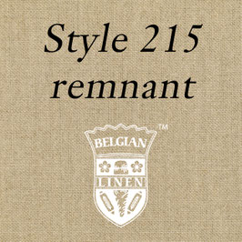 5 pieces Style 215 Libeco Certified Belgian Linen remnants, 11.5 oz. (2) pieces @ 62" x 49", (2) pieces @ 63" x 42", (1) piece @ 42" x 32".