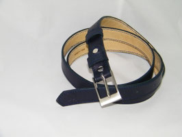ceinture en cuir marine mod 2.5/BM1