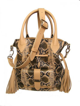 SAC à main "COLINE" FAÇON SERPENT