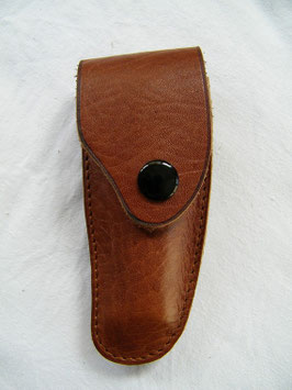 ETUI A COUTEAU POUR OPINEL en cuir fauve