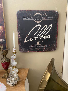 Metallbild "Coffee" - XXL