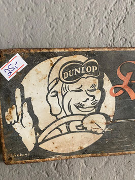 Original, antikes Werbeschild "Dunlop"