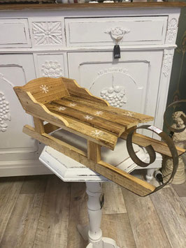 Deko Schlitten aus Holz