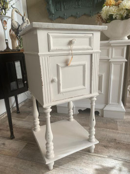 Nachtschrank mit Marmorplatte