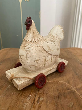 Huhn auf Räder