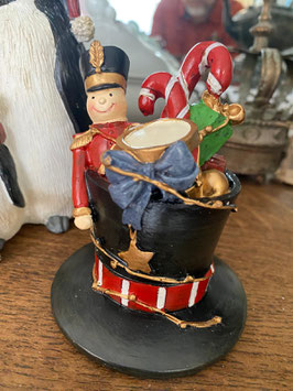 Deko Objekt "Zylinder mit Weihnachtsdeko"