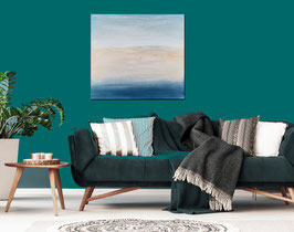 Strandspurenausflug Bild 100 x 100 cm