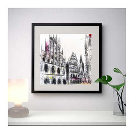 Historische Malerei - Auftrag für 40 x 40 cm Malpappe