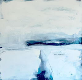 Winterlandschaft 3.0 - weisses Gemälde