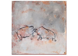 Sandarbeit auf 50 x 40 cm