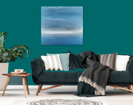 Meditatives ruhiges Bild 100 x 100 cm