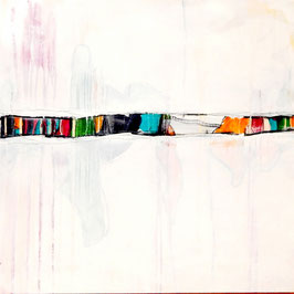Verschiedene Welten - Bild 100 x 100 cm