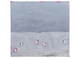 Abstraktes Bild  auf 120 x 120 cm