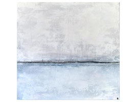 weißes Bild auf 70 x 70cm