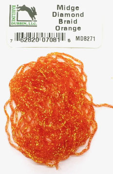 Hareline MIDGE DIAMOND BRAID Orange MDB271