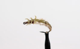 J:son CADDIS LARVA 1 Olive Brown