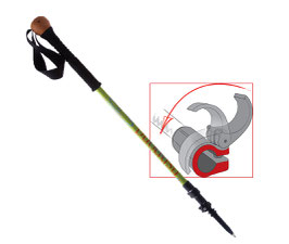 Fishpond SLIPPERY ROCK WADING STAFF Aspen Green