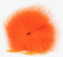 Orkla Fur & Feather ARCTIC FOX TAIL Fl. Orange