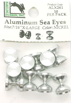 Hareline ALUMINUM SEA EYES Large