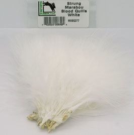 Hareline STRUNG MARABOU BLOOD QUILLS White MBSQ377