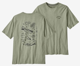 Patagonia M's ACTION ANGLER RESPONSIBILI TEE Salvia Green