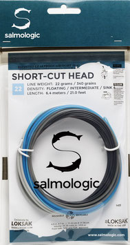 Salmologic SHORT CUT HEAD 22g./ 340grains FLOATING/ INTERMEDIATE/ SINK4