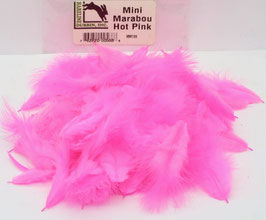 Hareline MINI MARABOU Hot Pink MM188