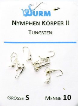 Websta TUNGSTEN NYMPHEN KÖRPER Silber Small