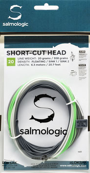 Salmologic SHORT CUT HEAD 20g./ 308grains FLOATING/ INTERMEDIATE/ SINK2