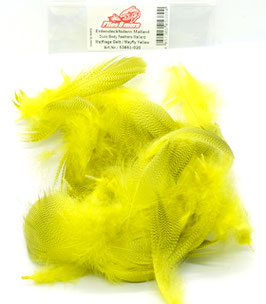 Flies & More MALLARD BODY FEATHERS Mayfly Yellow