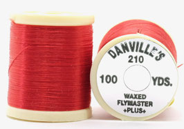 Danville's FLYMASTER PLUS 210 Denier Waxed Red TPS056