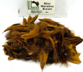 Hareline MINI MARABOU Brown MM40