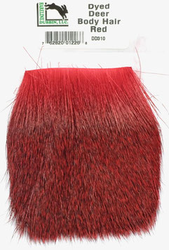 Hareline DYED DEER HAIR Red DD310