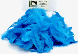 Hareline METZ SOFT HACKLE Kingfisher Blue MH199