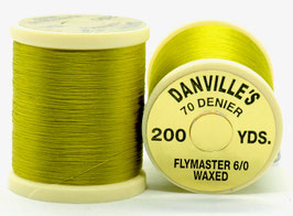 Danville's FLYMASTER 70 Denier Waxed Yellow Olive TFS061