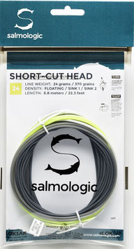 Salmologic SHORT CUT HEAD 24g./ 370grains FLOATING/ SINK1/ SINK2