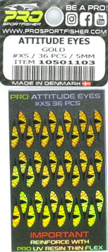 Pro Sportfisher ATTITUDE EYES Gold 5mm