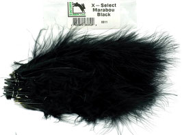 Hareline X- SELECT MARABOU Black XS11