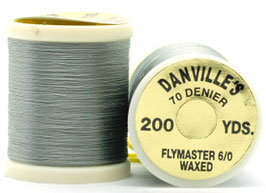Danville's FLYMASTER 70 Denier Waxed Light Gray TFS031