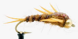 Yangoo TUNGSTEN STONEFLY Brown Gold #8