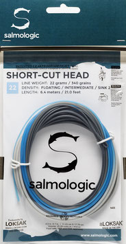 Salmologic SHORT CUT HEAD 22g./ 340grains FLOATING/ INTERMEDIATE/ SINK2
