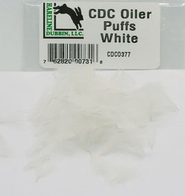Hareline CDC OILER PUFFS White CDCO377