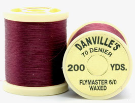 Danville's FLYMASTER 70 Denier Waxed Wine TFS052